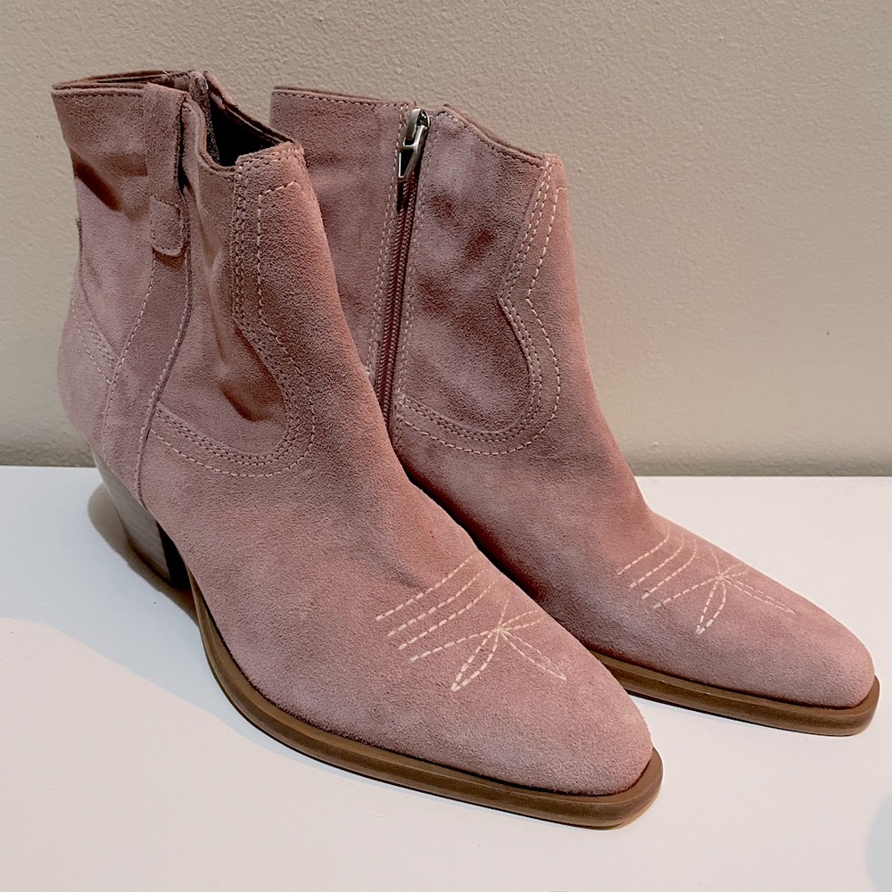 Dolce Vita Pink Suede Boots - Size 10